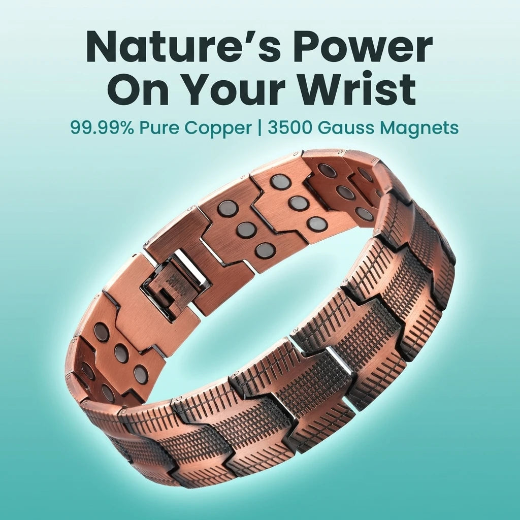 MagnetPure Triple Power Copper Magnetic Bracelet for Men - image 3