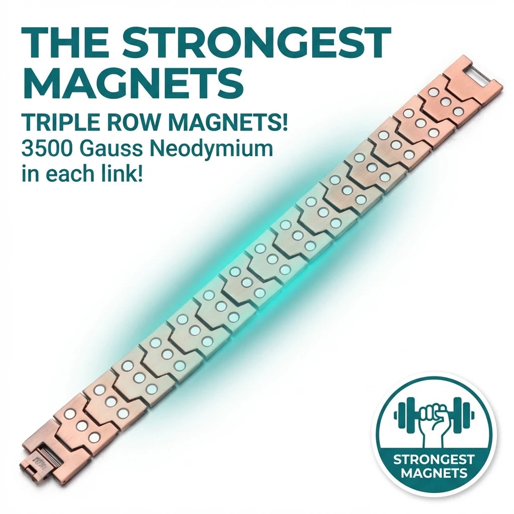MagnetPure Triple Power Copper Magnetic Bracelet for Men - image 10