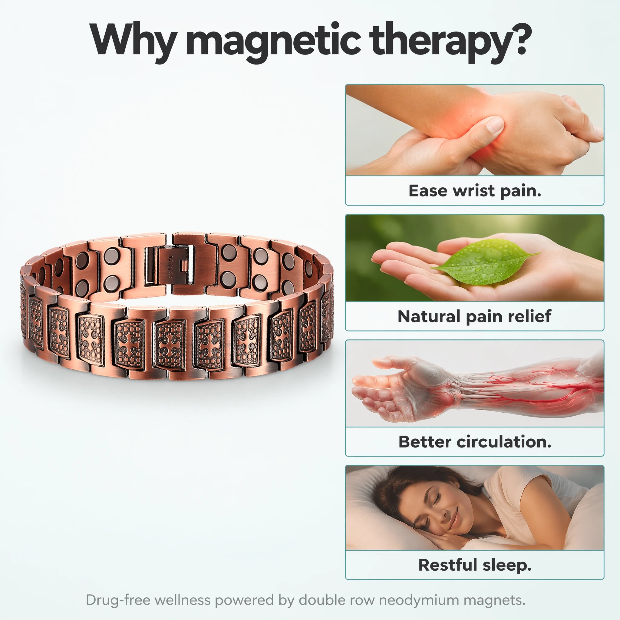 Why magnetic therapy - benefit panels