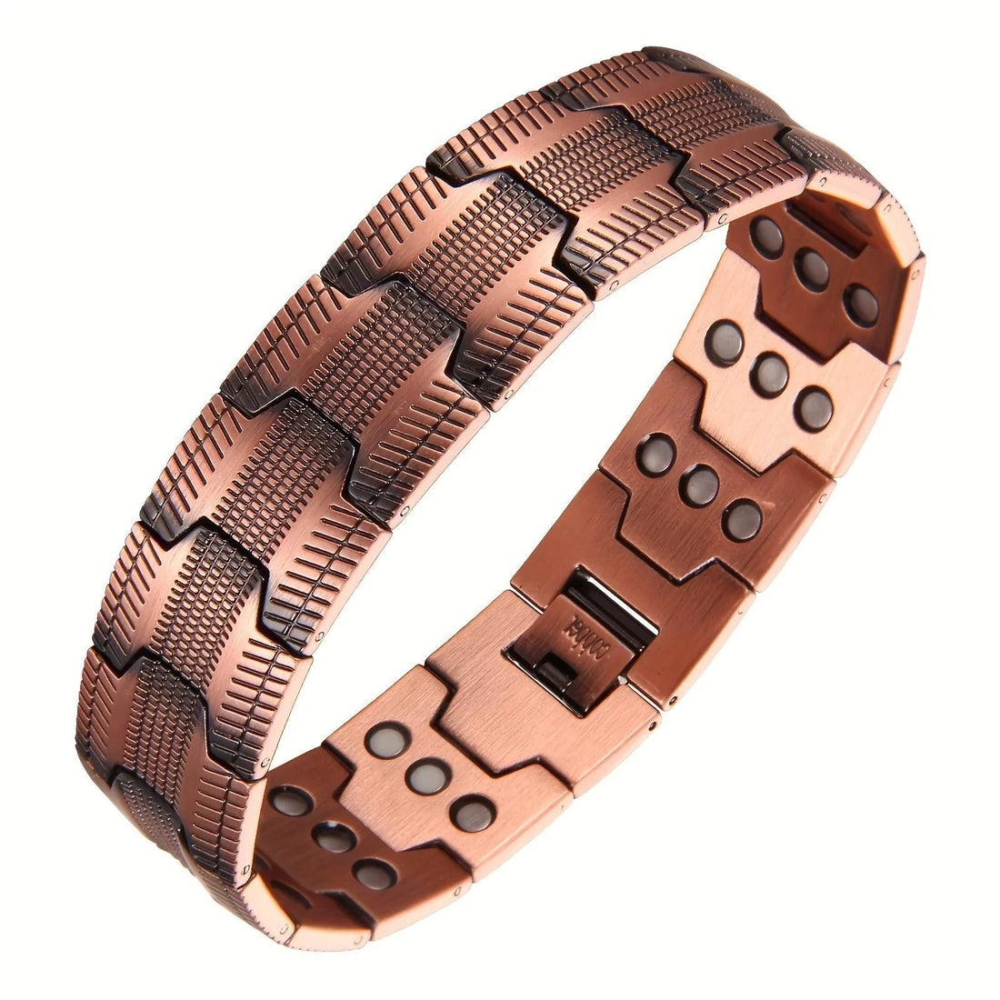 MagnetPure Triple Power Copper Magnetic Bracelet for Men - front view