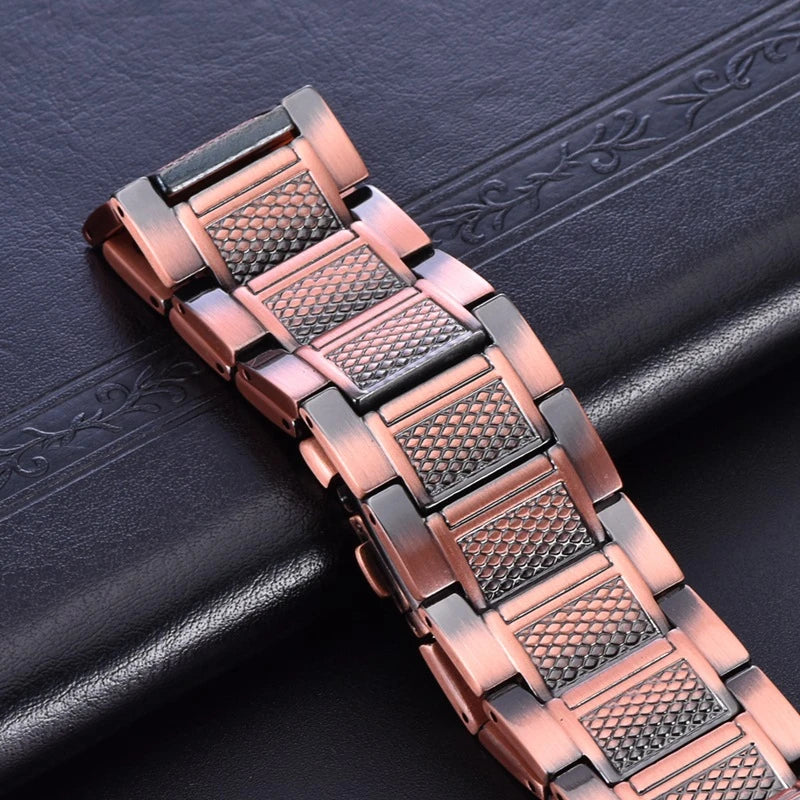 MagnetPure Diamond Weave Copper Magnetic Bracelet for Men