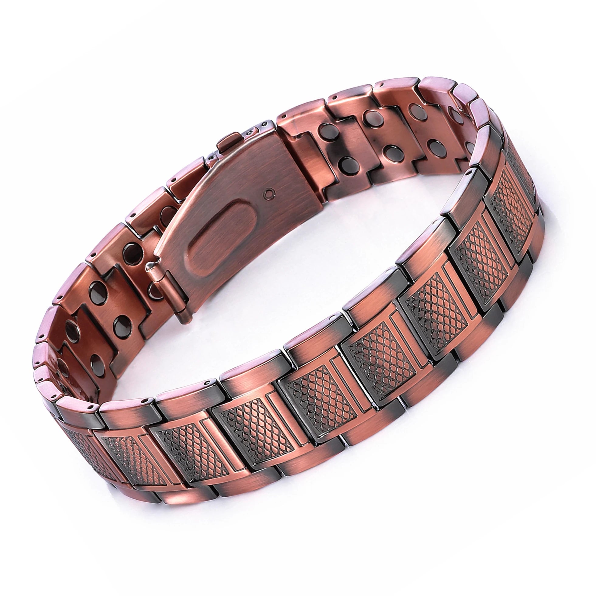 MagnetPure Diamond Weave Copper Magnetic Bracelet for Men