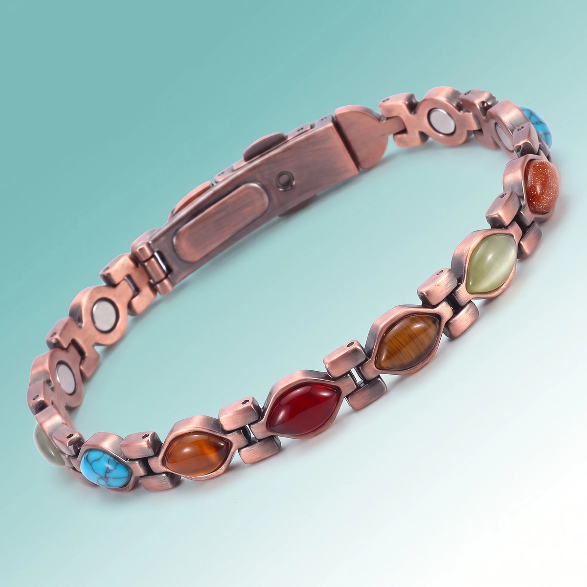 MagnetPure Slim Marquise Pure Copper Magnetic Bracelet for Women