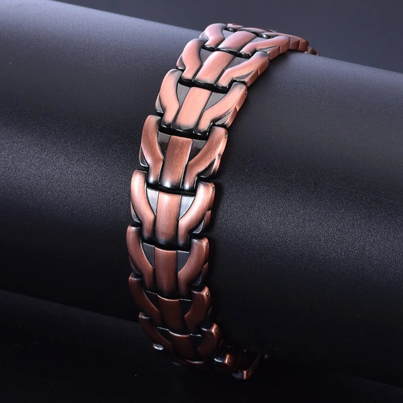 MagnetPure Arrowhead Link Pure Copper Magnetic Bracelet for Men
