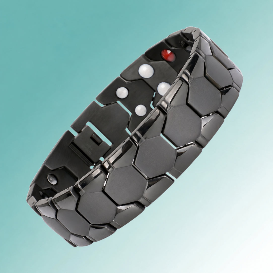 MagnetPure Hexagon Titanium Steel Magnetic Bracelet for Men