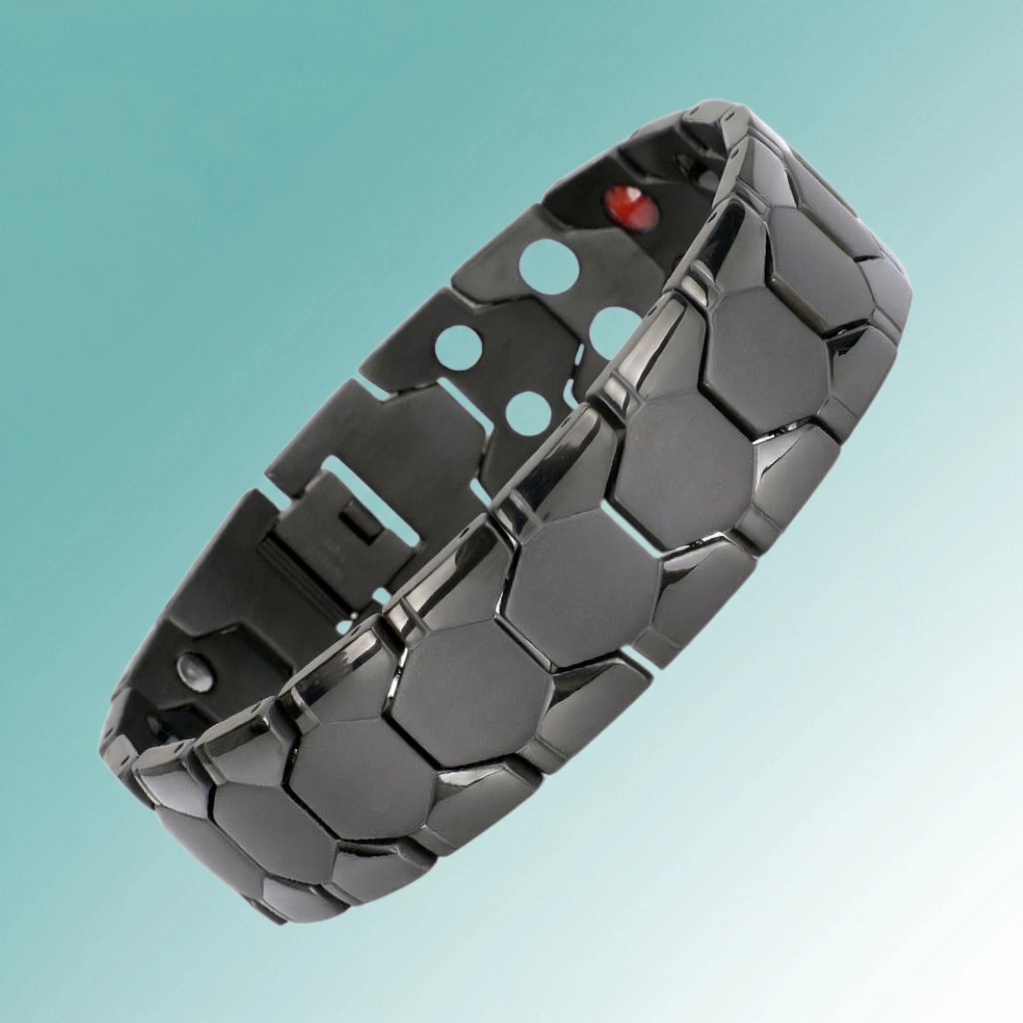 MagnetPure Hexagon Titanium Steel Magnetic Bracelet for Men