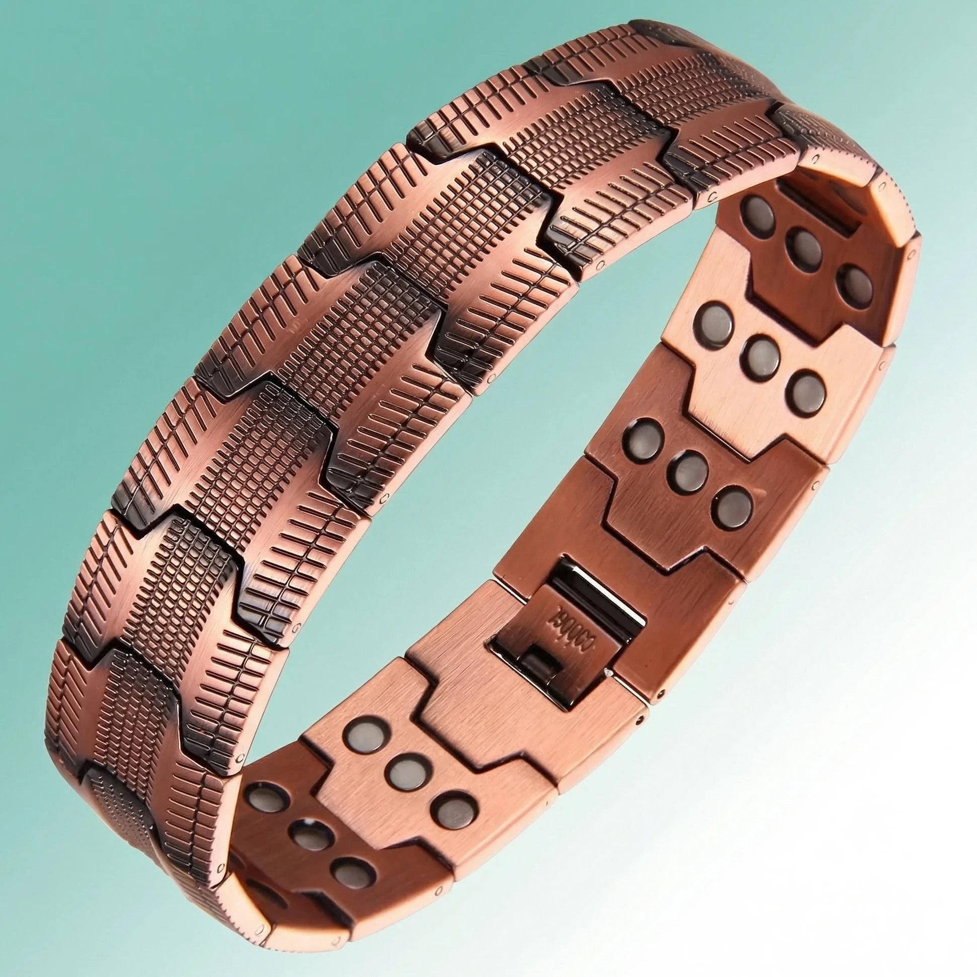 MagnetPure Triple Power Copper Magnetic Bracelet for Men - detail view