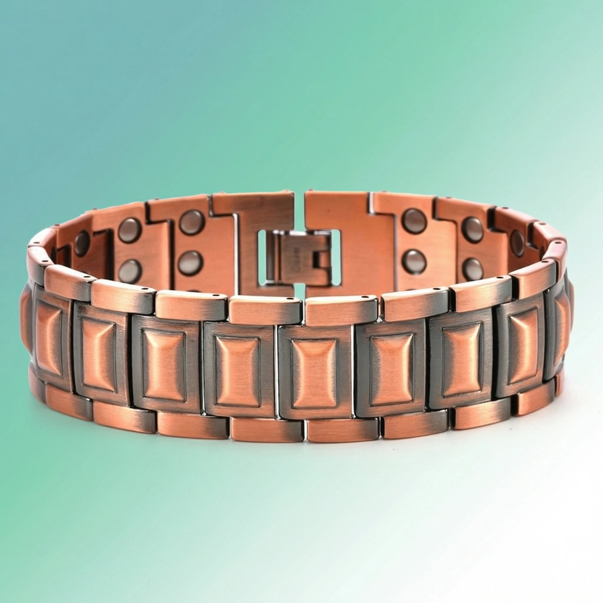 MagnetPure Bold Wide Copper Magnetic Bracelet for Men - image 11